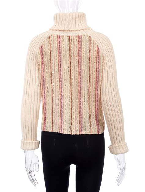 chanel turtleneck sweater.